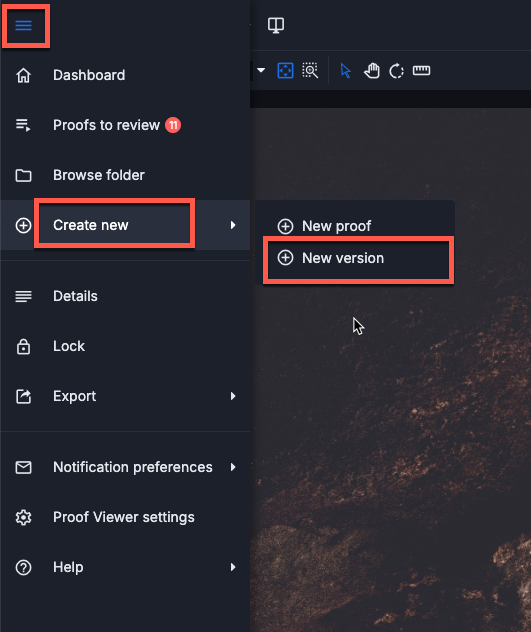 upload-new-version-proof-viewer-menu.png